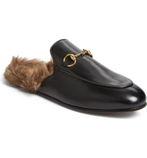 gucci loafers and mules|gucci loafers with fur.